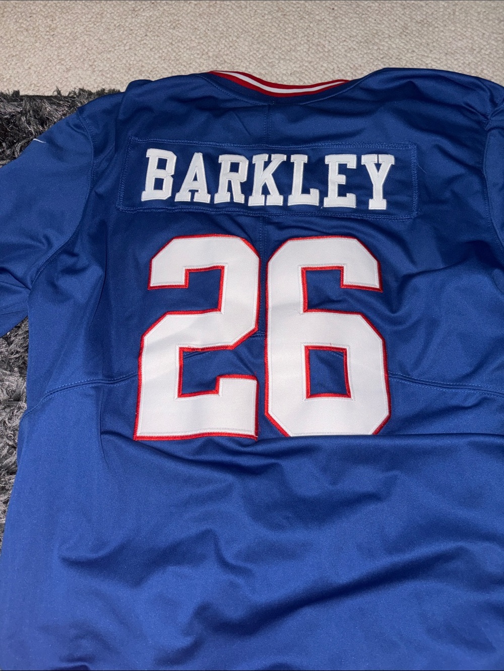 Giants #26 Barkley Football Jersey